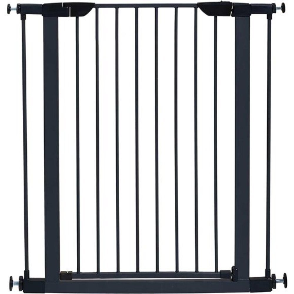 Homes for Pets 39Inches Tall Walk-Though Steel Pet Gate,Pressure Mounted DogGate